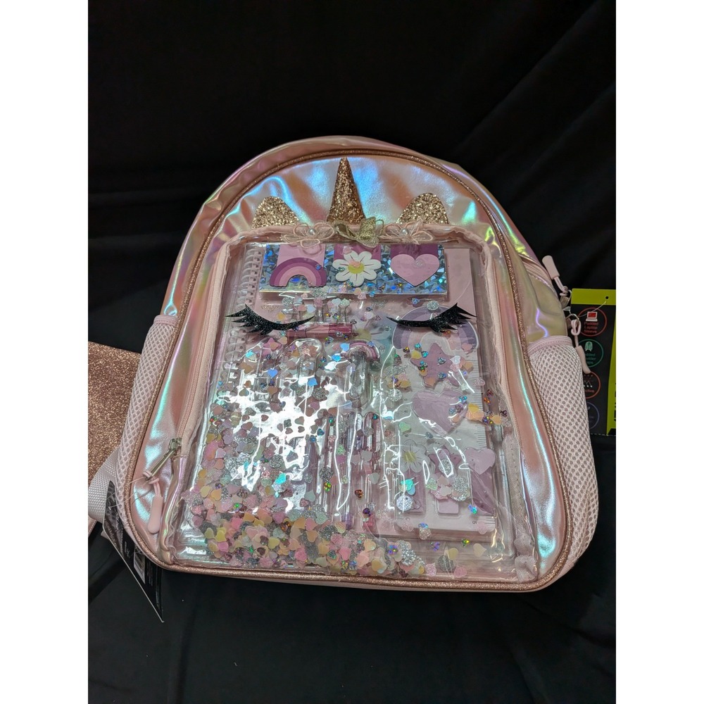 School Yard Vibes Unicorn Backpack Activity Set New